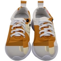 Corgi Dog Puppy Kids Athletic Shoes by 99art