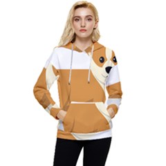 Corgi Dog Puppy Women s Lightweight Drawstring Hoodie by 99art