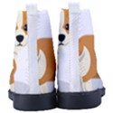 Corgi Dog Puppy High-Top Canvas Sneakers View4