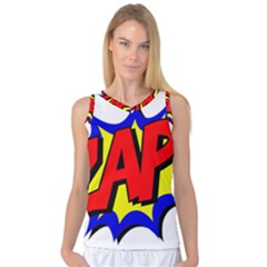 Zap Comic Book Fight Women s Basketball Tank Top by 99art