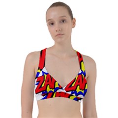 Zap Comic Book Fight Sweetheart Sports Bra by 99art