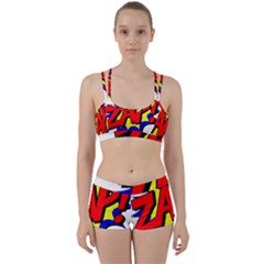 Zap Comic Book Fight Perfect Fit Gym Set by 99art