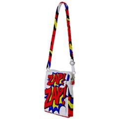 Zap Comic Book Fight Multi Function Travel Bag by 99art