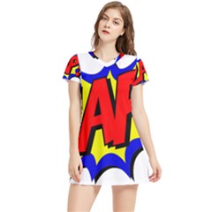 Zap Comic Book Fight Women s Sports Skirt by 99art