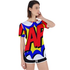 Zap Comic Book Fight Perpetual Short Sleeve T-shirt by 99art