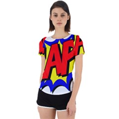 Zap Comic Book Fight Back Cut Out Sport Tee by 99art