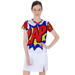 Zap Comic Book Fight Women s Sports Top by 99art