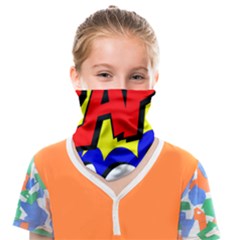 Zap Comic Book Fight Face Covering Bandana (kids)