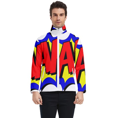 Zap Comic Book Fight Men s Bomber Jacket by 99art