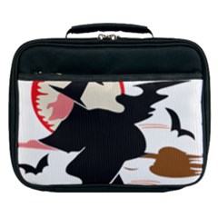 Bat Broom Broomstick Lunch Bag by 99art