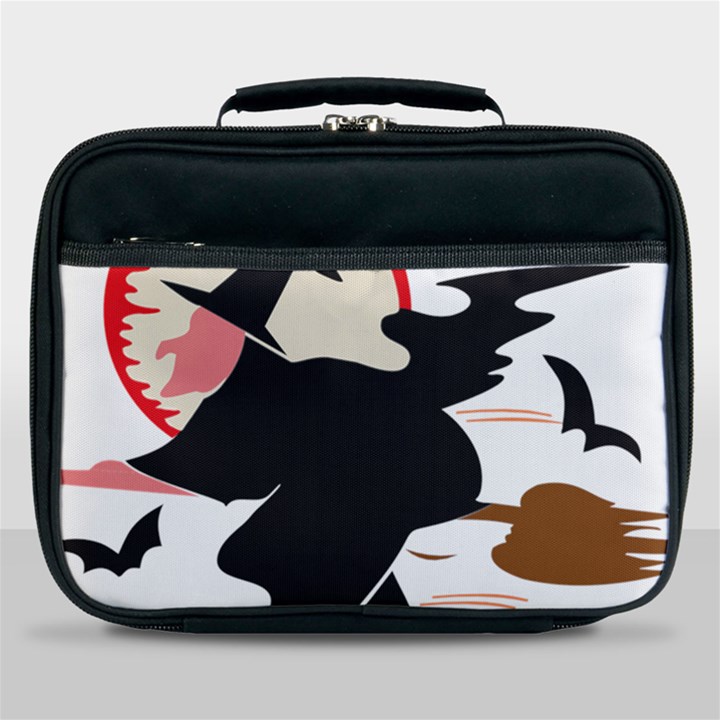 Bat Broom Broomstick Lunch Bag