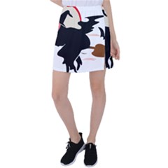 Bat Broom Broomstick Tennis Skirt by 99art