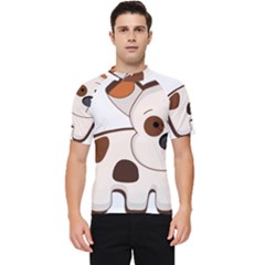 Animation-dog-cute-cartoon-drawing Men s Short Sleeve Rash Guard by 99art