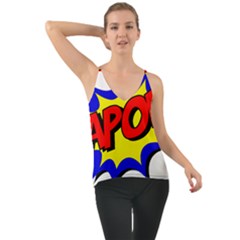 Kapow-comic-comic-book-fight Chiffon Cami by 99art