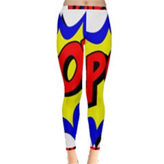 Kapow-comic-comic-book-fight Inside Out Leggings by 99art