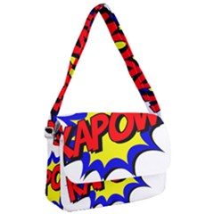 Kapow-comic-comic-book-fight Courier Bag by 99art