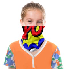 Kapow-comic-comic-book-fight Face Covering Bandana (kids) by 99art