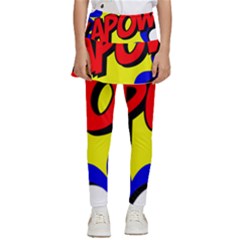 Kapow-comic-comic-book-fight Kids  Skirted Pants by 99art