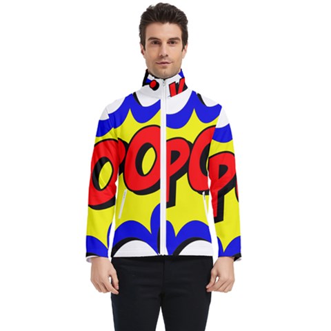 Kapow-comic-comic-book-fight Men s Bomber Jacket by 99art