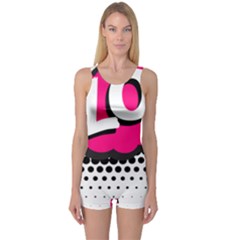 Lol-acronym-laugh-out-loud-laughing One Piece Boyleg Swimsuit