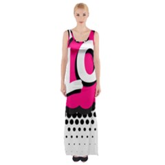 Lol-acronym-laugh-out-loud-laughing Thigh Split Maxi Dress