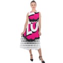 Lol-acronym-laugh-out-loud-laughing Midi Tie-Back Chiffon Dress View1