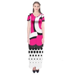 Lol-acronym-laugh-out-loud-laughing Short Sleeve Maxi Dress