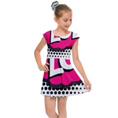 Lol-acronym-laugh-out-loud-laughing Kids  Cap Sleeve Dress