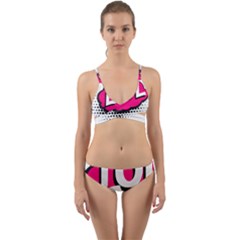 Lol-acronym-laugh-out-loud-laughing Wrap Around Bikini Set