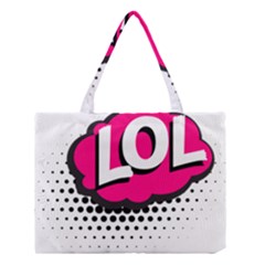 Lol-acronym-laugh-out-loud-laughing Medium Tote Bag