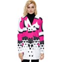 Lol-acronym-laugh-out-loud-laughing Button Up Hooded Coat  View1