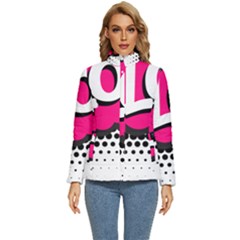 Lol-acronym-laugh-out-loud-laughing Women s Puffer Bubble Jacket Coat