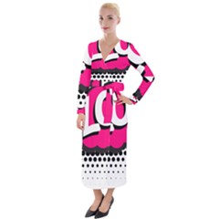 Lol-acronym-laugh-out-loud-laughing Velvet Maxi Wrap Dress