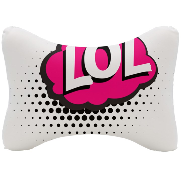 Lol-acronym-laugh-out-loud-laughing Seat Head Rest Cushion