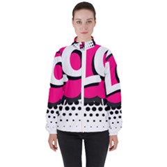 Lol-acronym-laugh-out-loud-laughing Women s High Neck Windbreaker