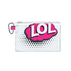 Lol-acronym-laugh-out-loud-laughing Canvas Cosmetic Bag (Small)