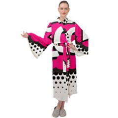 Lol-acronym-laugh-out-loud-laughing Maxi Velvet Kimono