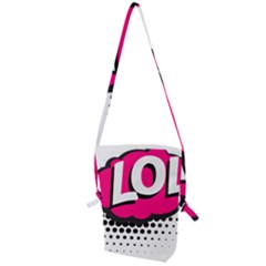 Lol-acronym-laugh-out-loud-laughing Folding Shoulder Bag