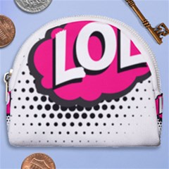 Lol-acronym-laugh-out-loud-laughing Horseshoe Style Canvas Pouch