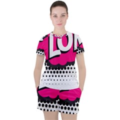 Lol-acronym-laugh-out-loud-laughing Women s Tee and Shorts Set