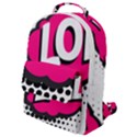 Lol-acronym-laugh-out-loud-laughing Flap Pocket Backpack (Small) View1