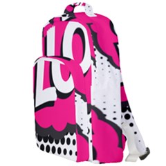 Lol-acronym-laugh-out-loud-laughing Double Compartment Backpack by 99art