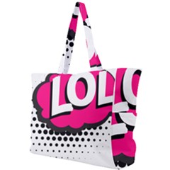 Lol-acronym-laugh-out-loud-laughing Simple Shoulder Bag by 99art