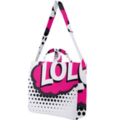 Lol-acronym-laugh-out-loud-laughing Square Shoulder Tote Bag