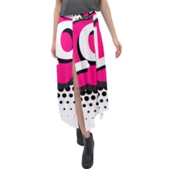 Lol-acronym-laugh-out-loud-laughing Velour Split Maxi Skirt by 99art