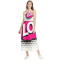 Lol-acronym-laugh-out-loud-laughing Boho Sleeveless Summer Dress