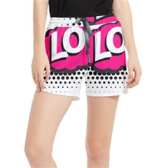 Lol-acronym-laugh-out-loud-laughing Women s Runner Shorts