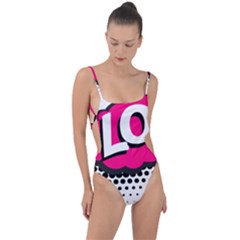 Lol-acronym-laugh-out-loud-laughing Tie Strap One Piece Swimsuit by 99art