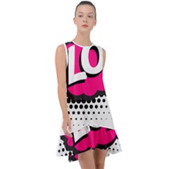 Lol-acronym-laugh-out-loud-laughing Frill Swing Dress