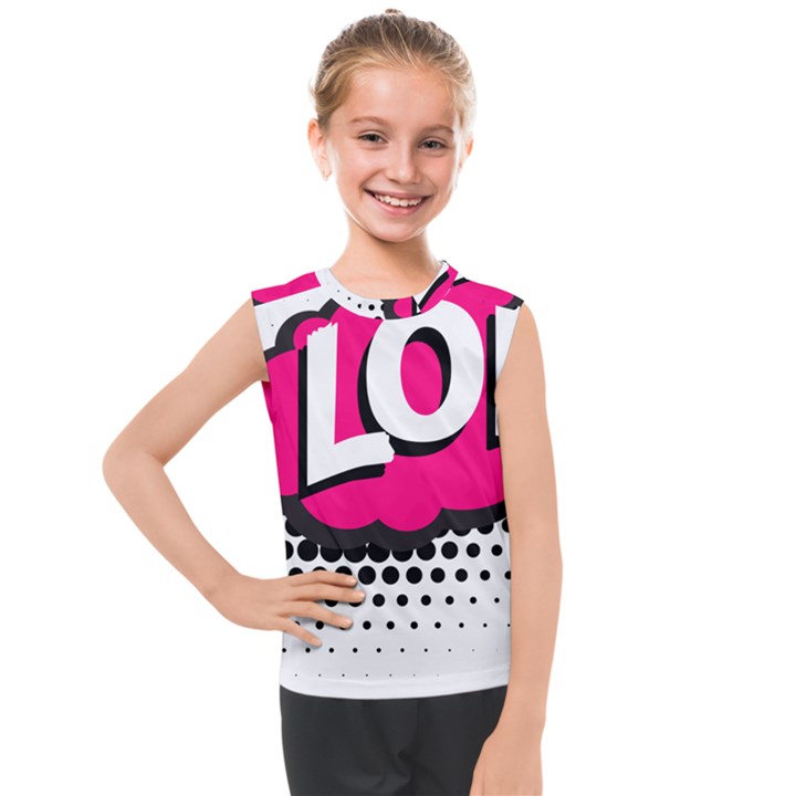 Lol-acronym-laugh-out-loud-laughing Kids  Mesh Tank Top